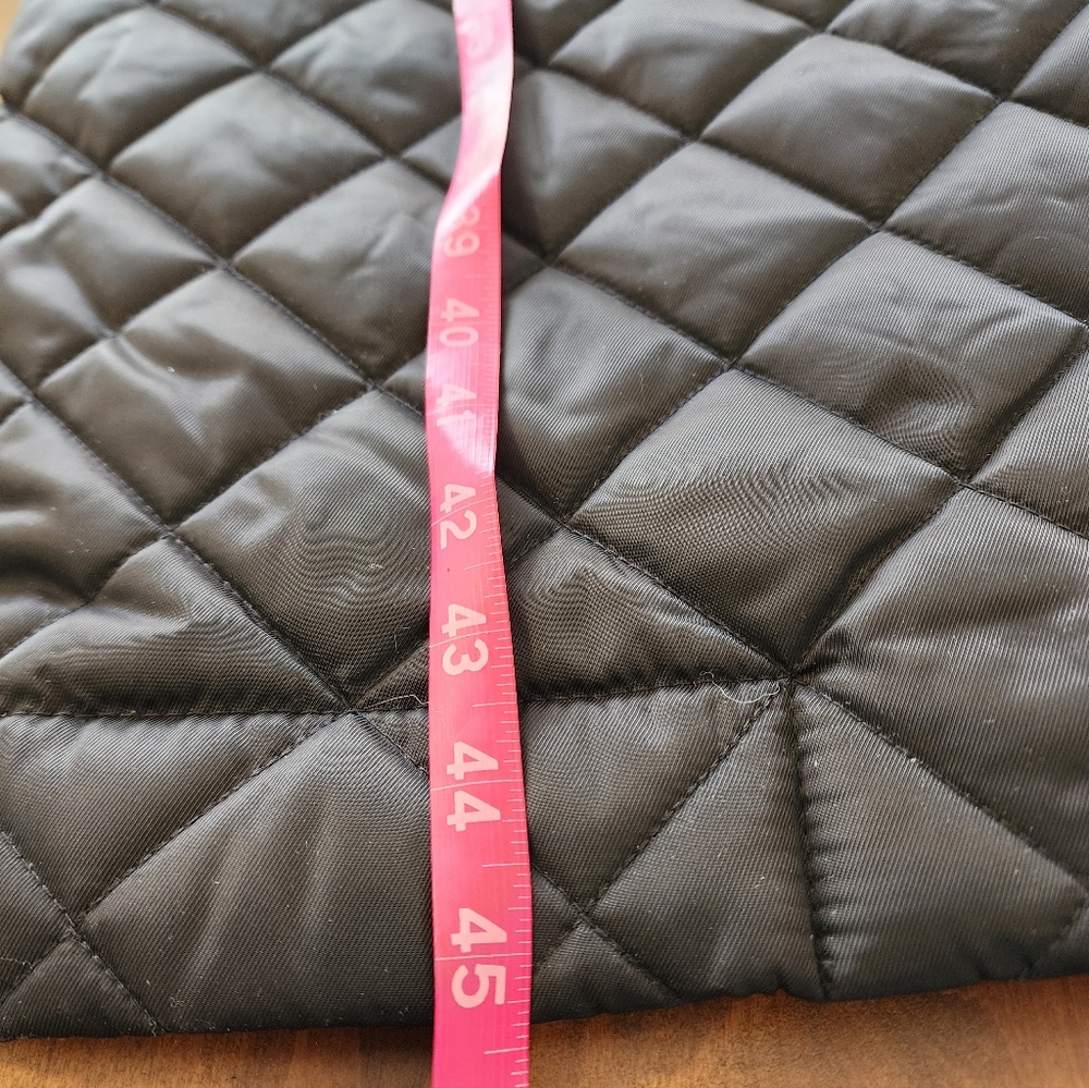 Rebecca Minkoff  Quilted Longline Double Breasted Black Women's Coat Size M  NWT - Picture 8 of 8